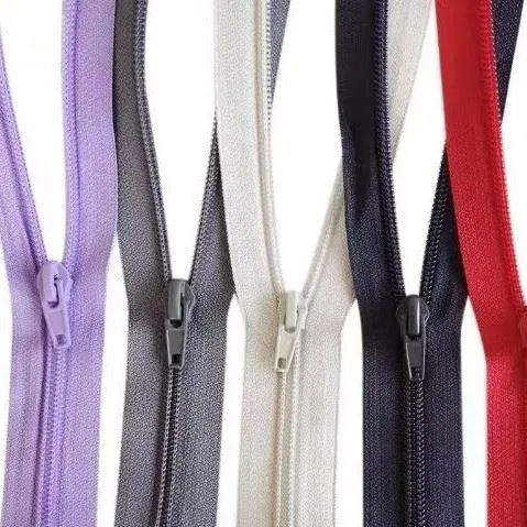 Affeithwyr Dillad Math Agored Zipper Metel